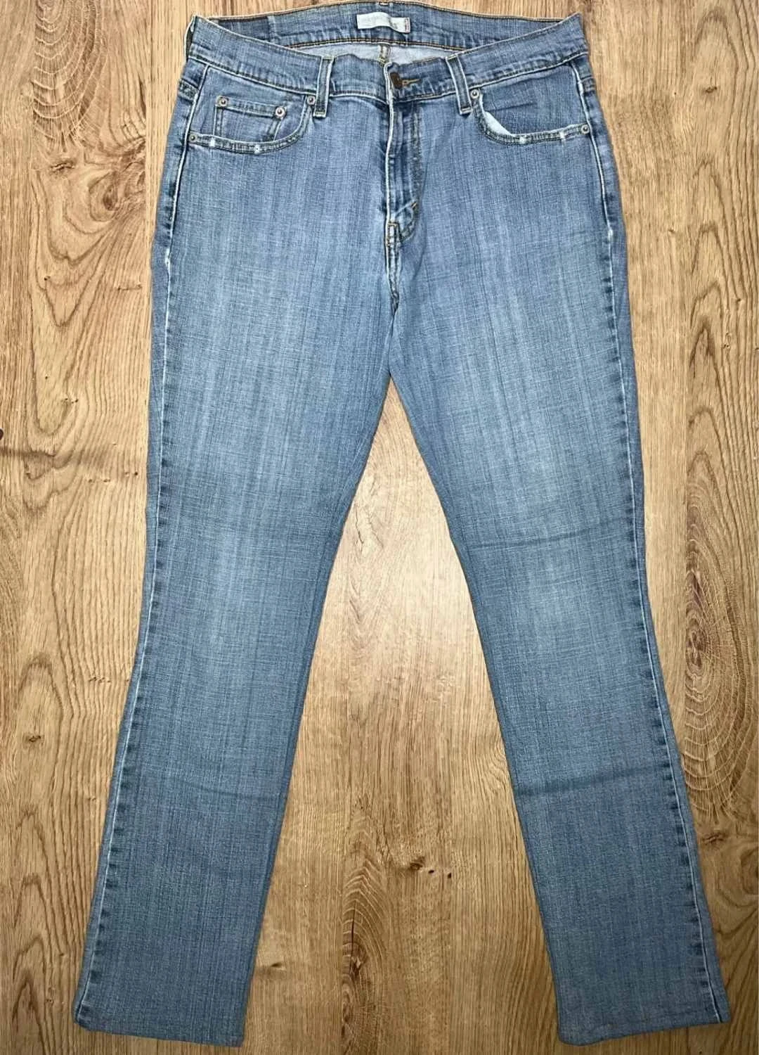 Jean Levi's 515 Boot Cut Taille 12 Long Vintage Bleu Clair Lvf 030 – photo 2